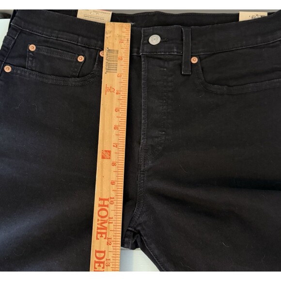 NWT Levi's Wedgie Fit Jeans Women's W30 Button Fly Black High Rise Denim - Picture 9 of 9